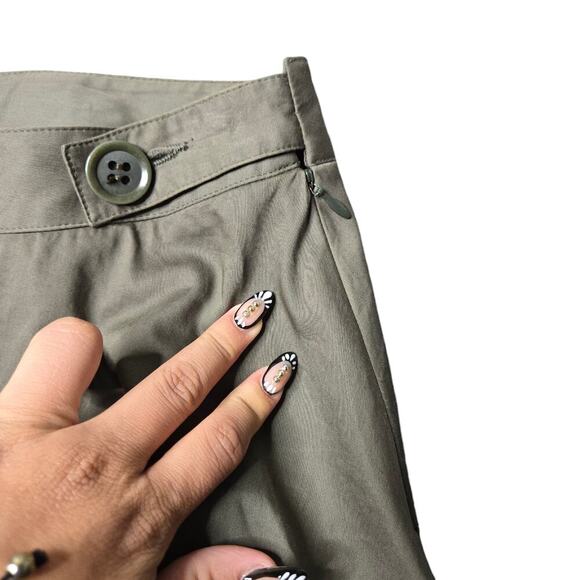 Ulla Johnson Green Pleated Skater Skirt Size: 8 - Picture 3 of 8